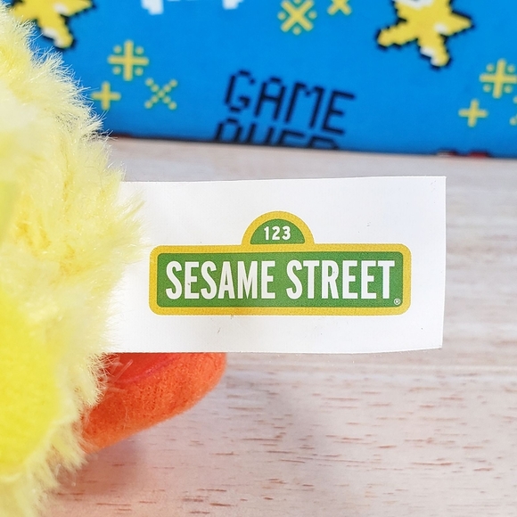 Sesame Street Dan Dee BIG BIRD 9" Backpack Clip [ 2021 ] Christmas Holiday Plush - Picture 8 of 11